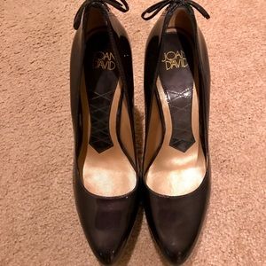Joan & David Blue Satin Heels (worn once)